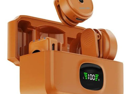 Green lion GLM-Wireless Mic Lite Environmental Noise Cancellation Orange