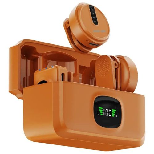 Green lion GLM-Wireless Mic Lite Environmental Noise Cancellation Orange