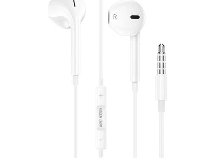 Green Lion Stereo Earphone (1.2m) White