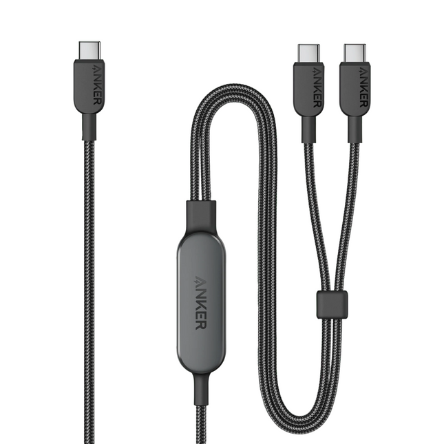Anker 2-in-1 USB-C to USB-C Cable 140W Black