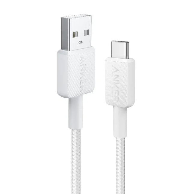 Anker 322 USB-A To USB-C Cable 3ft White