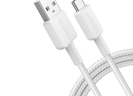 Anker 322 USB-A To USB-C Cable 6ft White