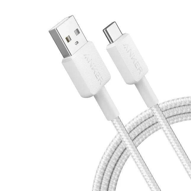 Anker 322 USB-A To USB-C Cable 6ft White