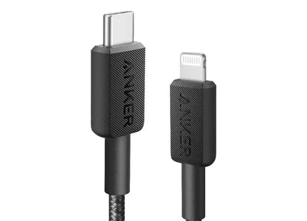 Anker 322 USB-C to Lightning Braided Cable 3ft Black