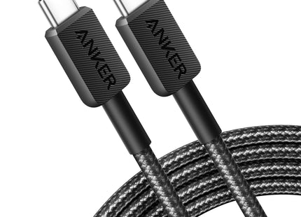 Anker 322 USB-C to USB-C Braided Cable 6ft Black