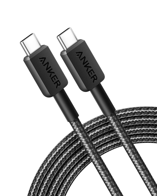 Anker 322 USB-C to USB-C Braided Cable 6ft Black