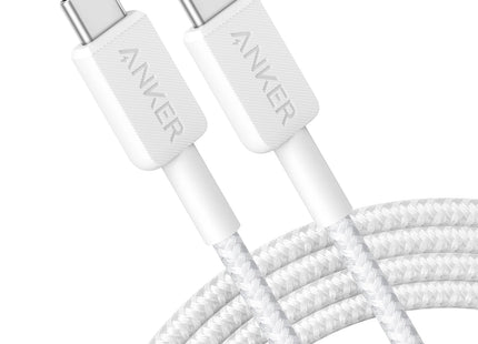 Anker 322 USB-C to USB-C Braided Cable 6ft White