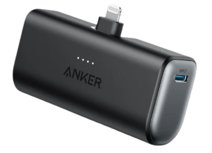 Anker 621 Power Bank 5000mAh with Built-In Lightning Connector Black