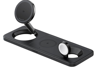 Anker MagGo 3-in-1 Wireless Charging Station 15W Black