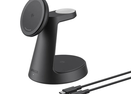 Anker MagGo 3-in-1 Wireless Charging Station 15W Black