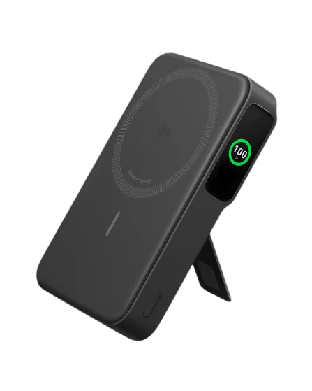 Anker MagGo Power Bank 10000mAh Built-in Stand and Smart Display Black