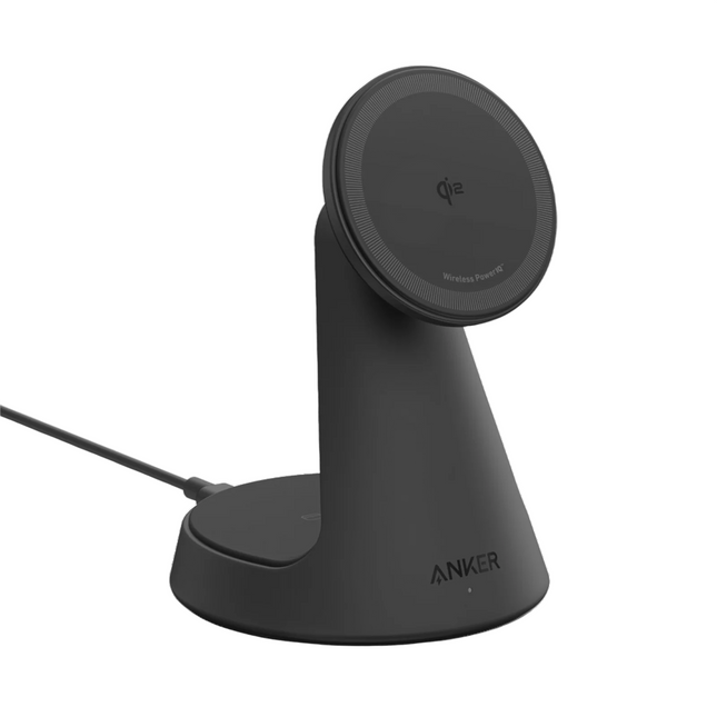 Anker MagGo Wireless Charger 2-in-1 Black