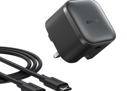 Anker Nano Charger with USB-C to USB-C Cable 45W Black