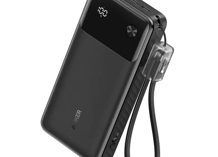 Anker Power Bank 20000mAh with USB-C Cable Lanyard 30W Black