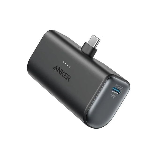 Anker Power Bank 5000mAh with Built-In USB-C Connector 22.5W Black