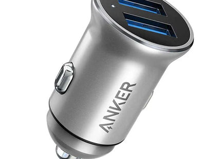 Anker PowerDrive 2 Alloy Car Charger 24W Silver