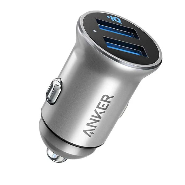 Anker PowerDrive 2 Alloy Car Charger 24W Silver
