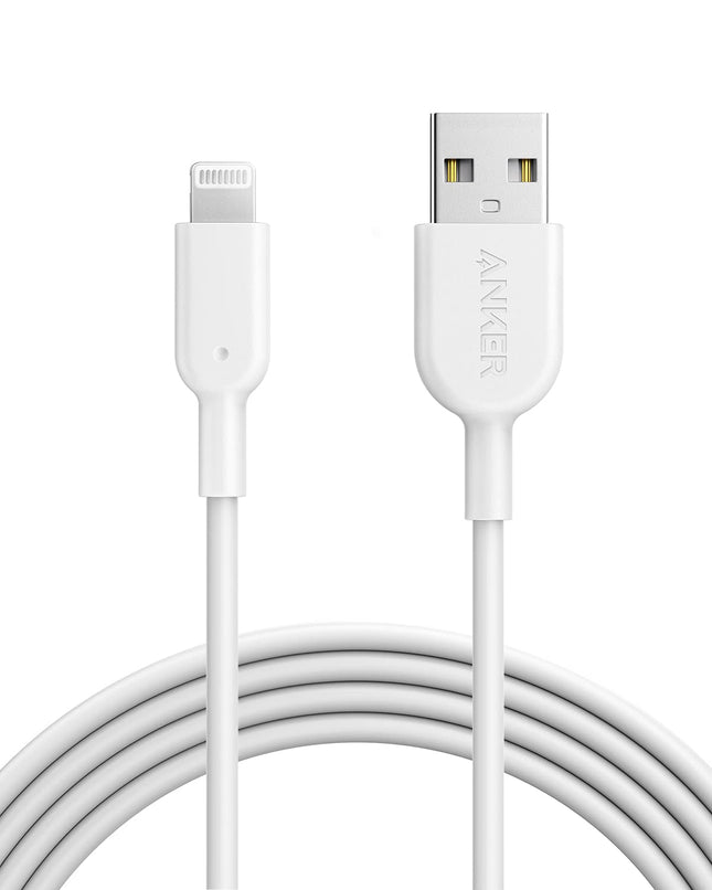 Anker Powerline III Flow USB-A to Lightning Cable 6ft White