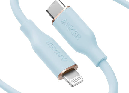 Anker Powerline III Flow USB-C to Lightning Cable 3ft Blue