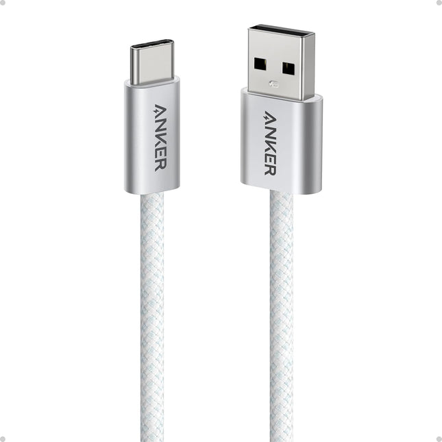 Anker Zolo USB-A to USB-C Cable Braided 3.3ft 18W White