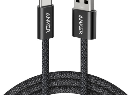Anker Zolo USB-A to USB-C Cable Braided 6ft 18W Black