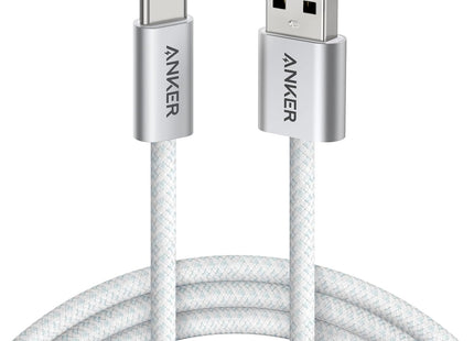 Anker Zolo USB-A to USB-C Cable Braided 6ft 18W White