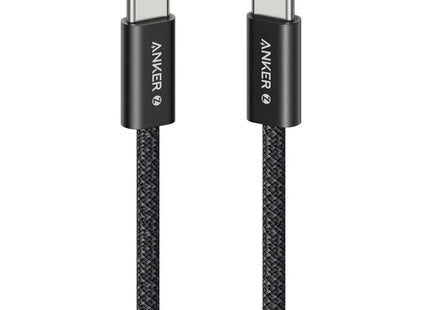 Anker Zolo USB-C to USB-C Braided and Dirt-Free Cable 3ft 240W Black