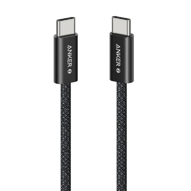 Anker Zolo USB-C to USB-C Braided and Dirt-Free Cable 3ft 240W Black