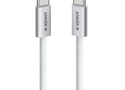 Anker Zolo USB-C to USB-C Braided and Dirt-Free Cable 3ft 240W White