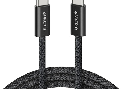 Anker Zolo USB-C to USB-C Braided and Dirt-Free Cable 6ft 240W Black