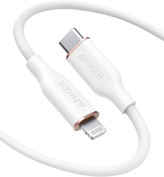 Anker PowerLine III Flow USB-C to Lightning Cable 3ft White