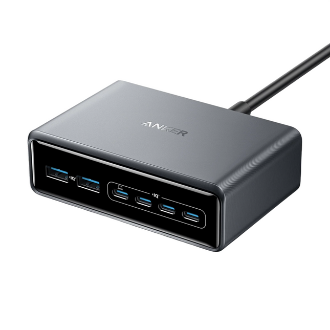 Anker Prime Desktop Charger GaN 6 Ports 200W Black