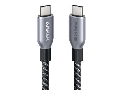 Anker Prime USB-C to USB-C Cable 3ft Braided 240W Black