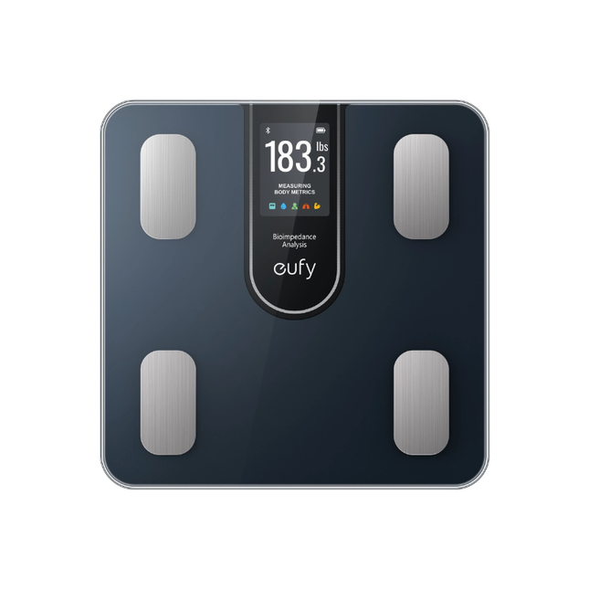 Eufy Smart Scale C20 for Body Weight with Large TFT Screen Black