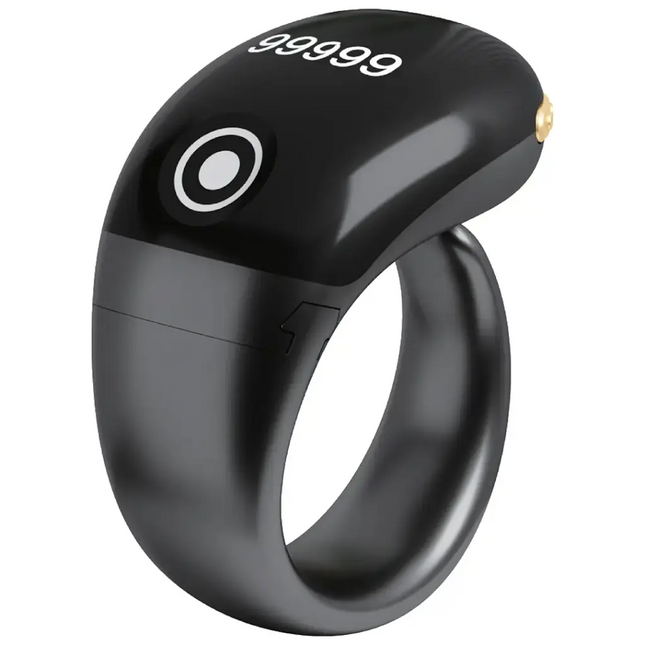 Green Lion Smart Zikr Ring with OLED Display