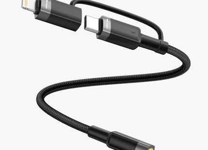 Green Lion 2 IN 1 AUDIO CABLE 12CM USB-C , LIGHTNING TO 3.5 MM JACK