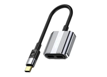 Green Lion 2 In 1 Splitter Adapter Type-C to Dual Type-C