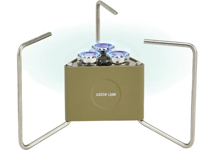 Green Lion 3-Burner Foldable Camping Stove