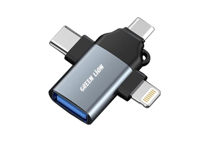 Green Lion 3 in 1 OTG (Lightning / Micro / Type-C)