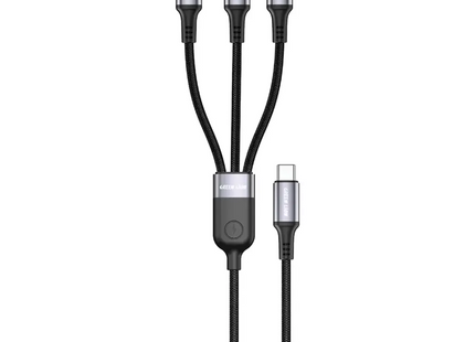 Green Lion 3 IN 1 USB-C 1M  Cable 2 USB-C/Lightning 60W