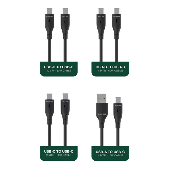 Green Lion 4 IN1 Cable Combo All-In-One Cable Kit