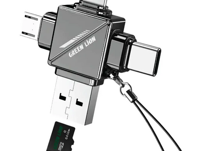 Green Lion 4 in1 TF Card Reader - Micro SD Cards