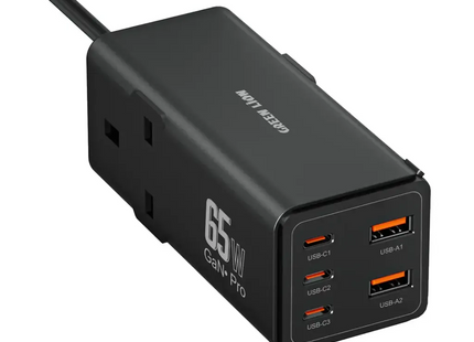 Green Lion 7 In 1 GaN 65W Power Strip