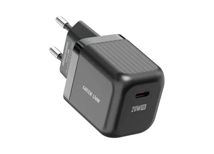 Green Lion Ultra Compact GaN Wall Charger EU Pin C to C PD20W + QC3.0