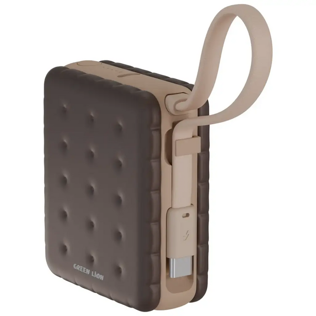 Green Lion Baker Power Bank 10000mAh PD 20W Mocha
