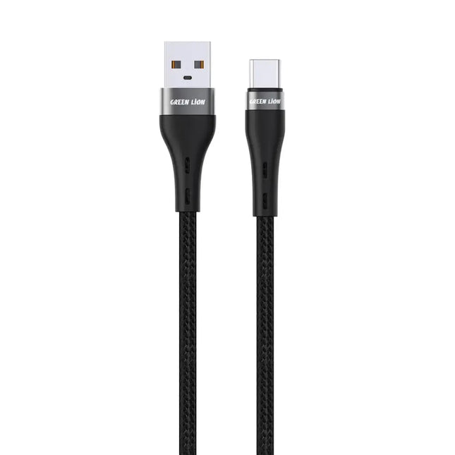 Green Lion USB-A to USB-C Braided Cable 2M