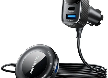Green Lion 5 IN1 MULTIPORT Car Charger Kit PD 30W