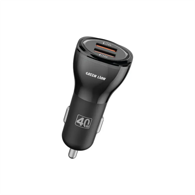 Green Lion Dual QC3.0 Car Charger 40W (QC 20W*2)