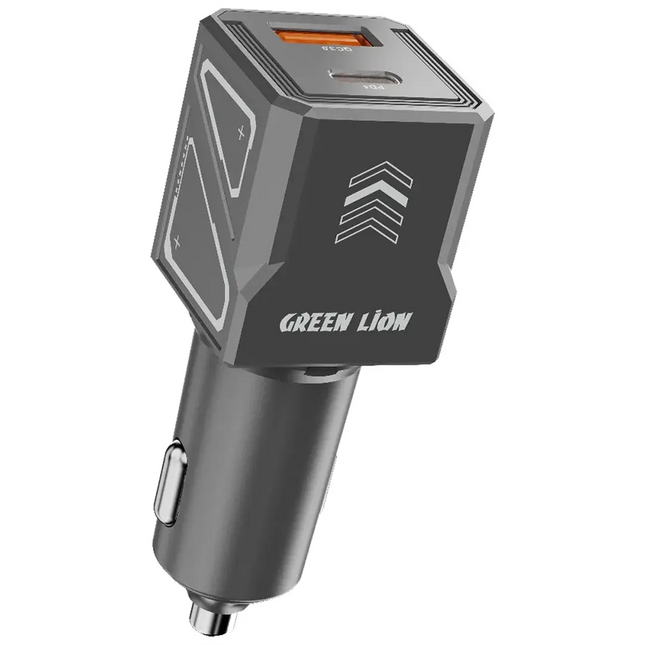 Green Lion Dual Volt Car Charger PD+QC 60W C to C 1m Cable