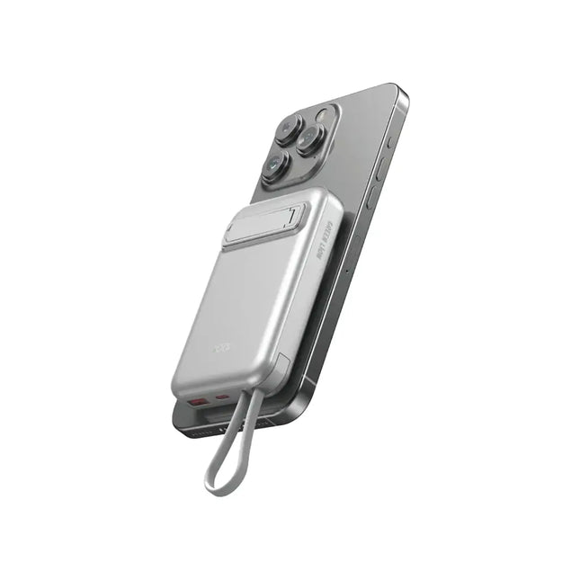 Green Lion DXB MAGSAFE Power Bank 10000 mAh Silver